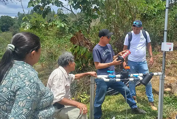 Comunidad rural acompañada por Fundacreco